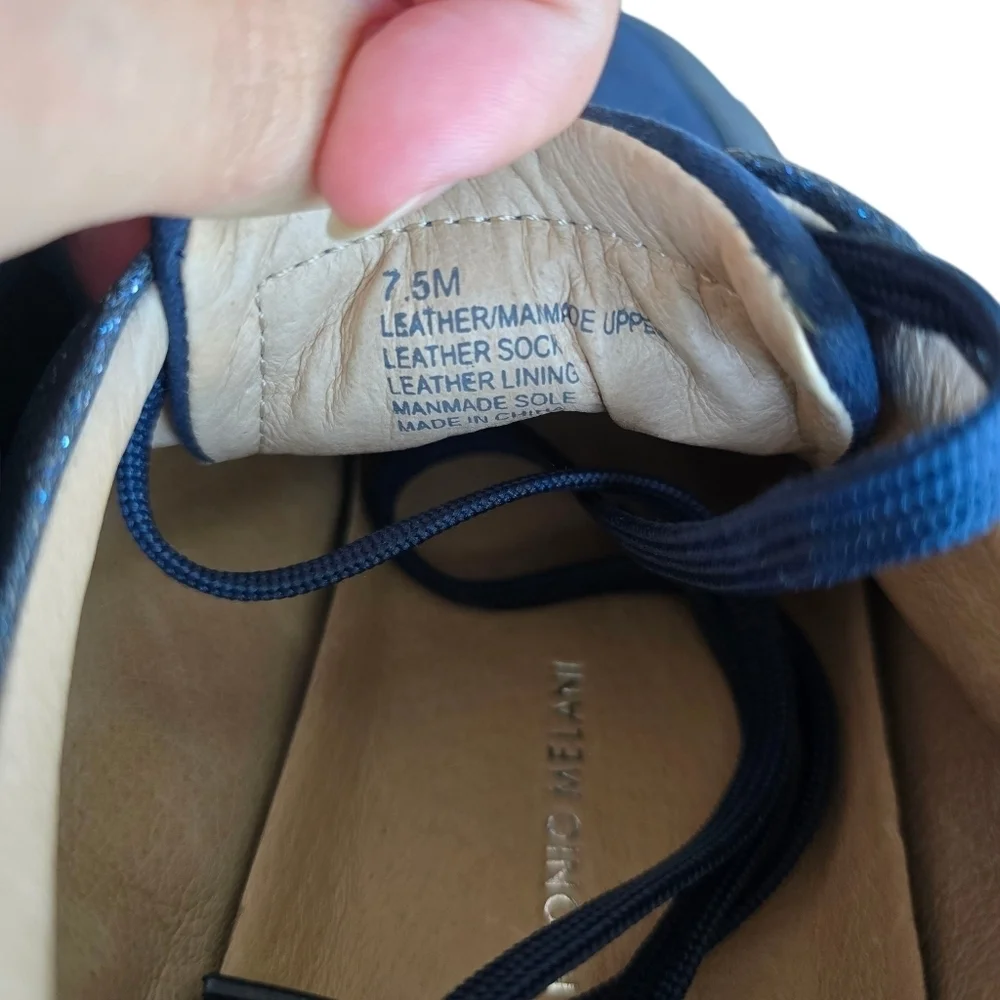 Antonio Melani Women's Navy and Blue Trainers